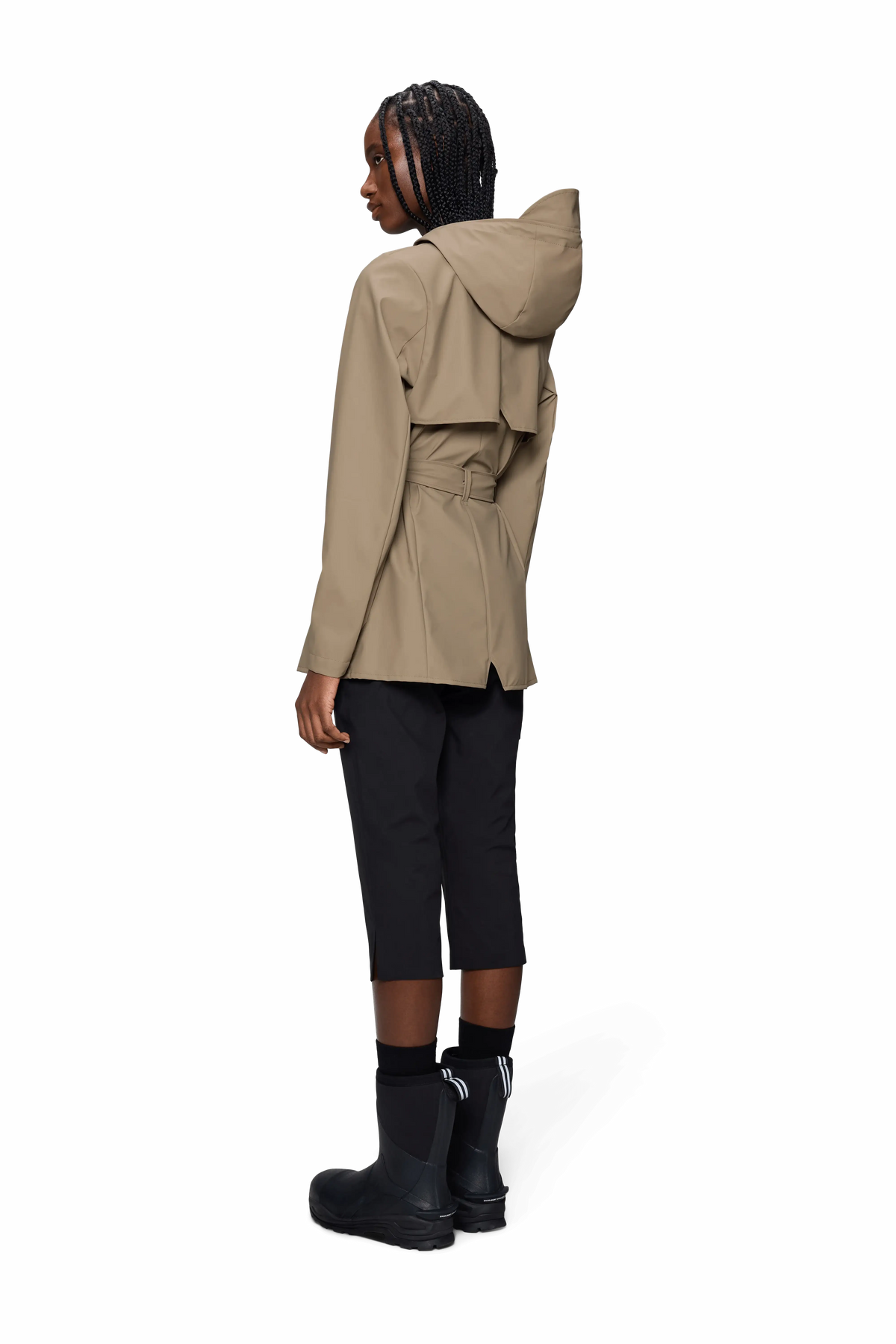 Sofía™ Chubasquero Impermeable Curve Beige para Mujer
