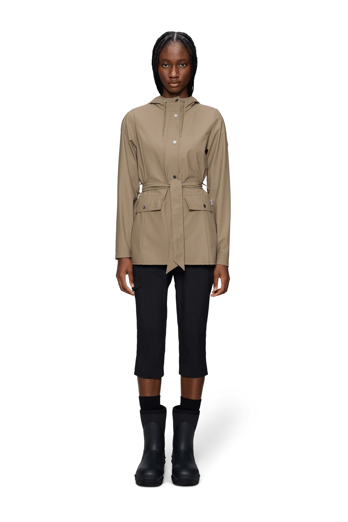 Sofía™ Chubasquero Impermeable Curve Beige para Mujer