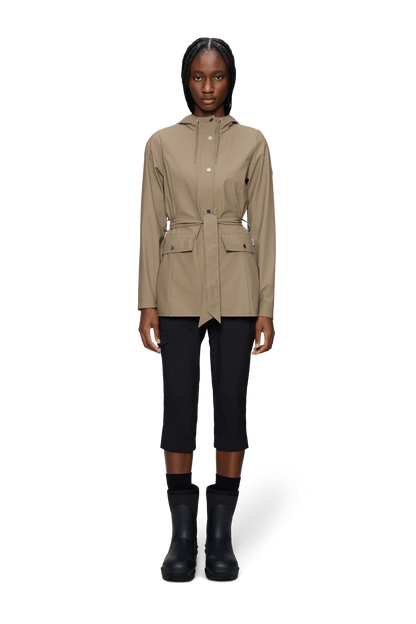 Sofía™ Chubasquero Impermeable Curve Beige para Mujer