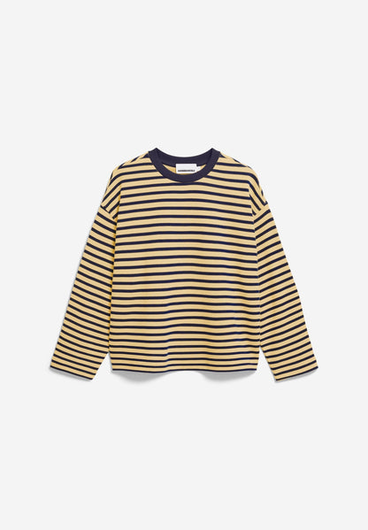 Frankaa™ Sudadera Navy a Rayas Doradas para Mujer