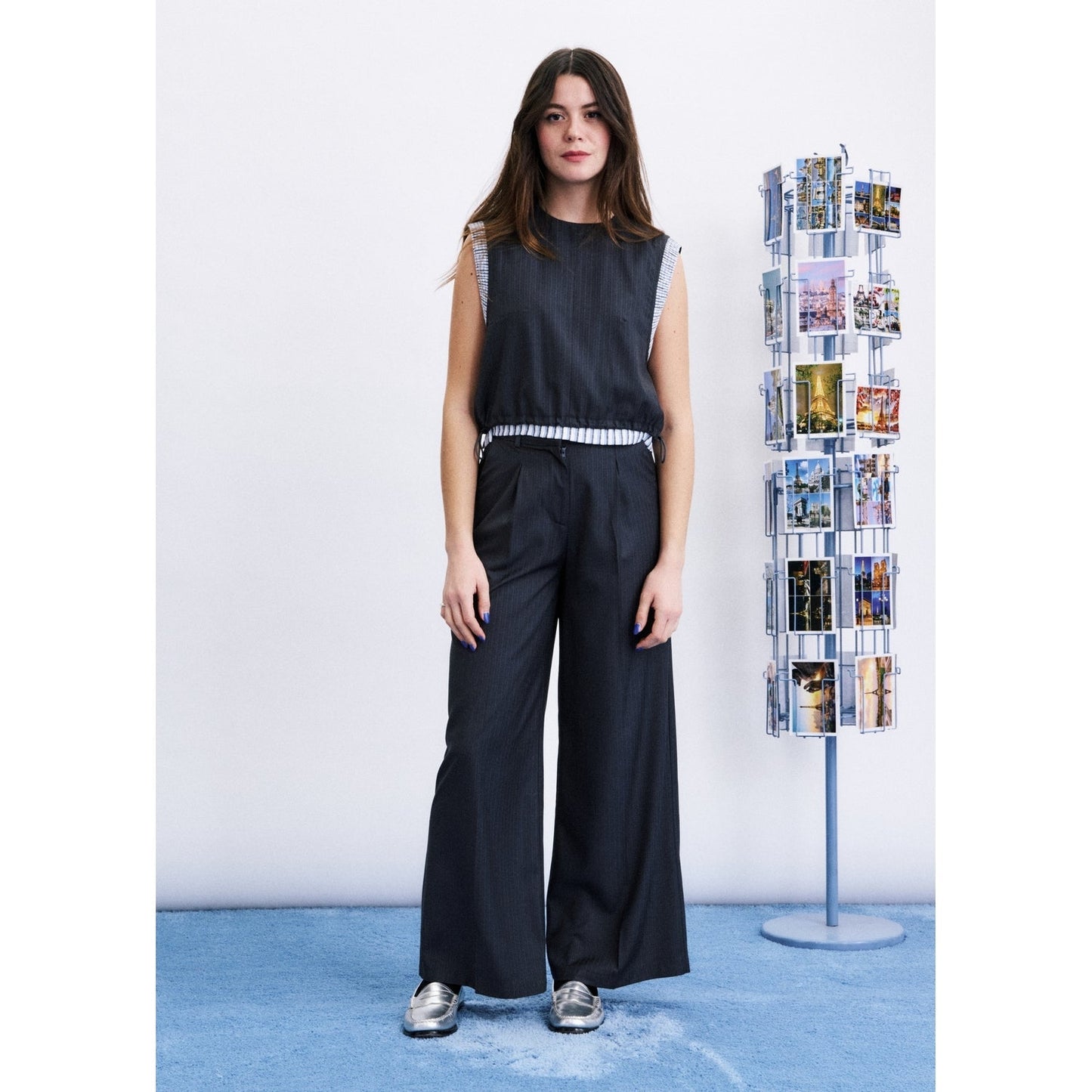 Rebeca™ Pantalón Jagalchi Gris para Mujer