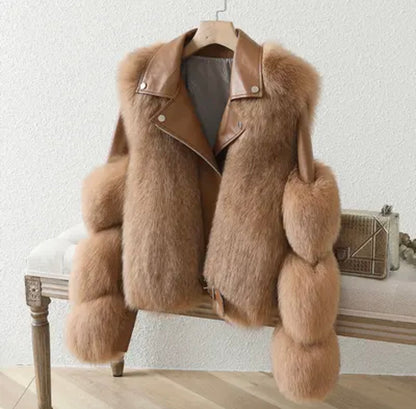Alexander™ – Chaqueta de Piel con Forro de Pelo de Lujo