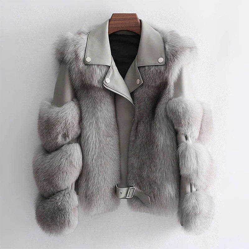 Alexander™ – Chaqueta de Piel con Forro de Pelo de Lujo