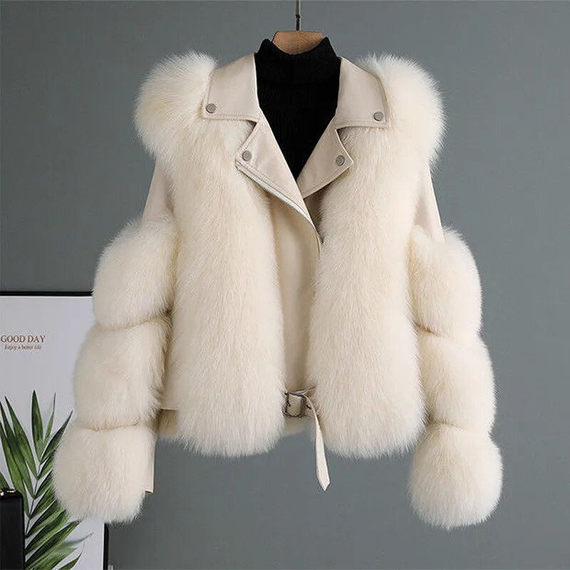Alexander™ – Chaqueta de Piel con Forro de Pelo de Lujo