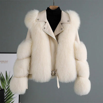 Alexander™ – Chaqueta de Piel con Forro de Pelo de Lujo