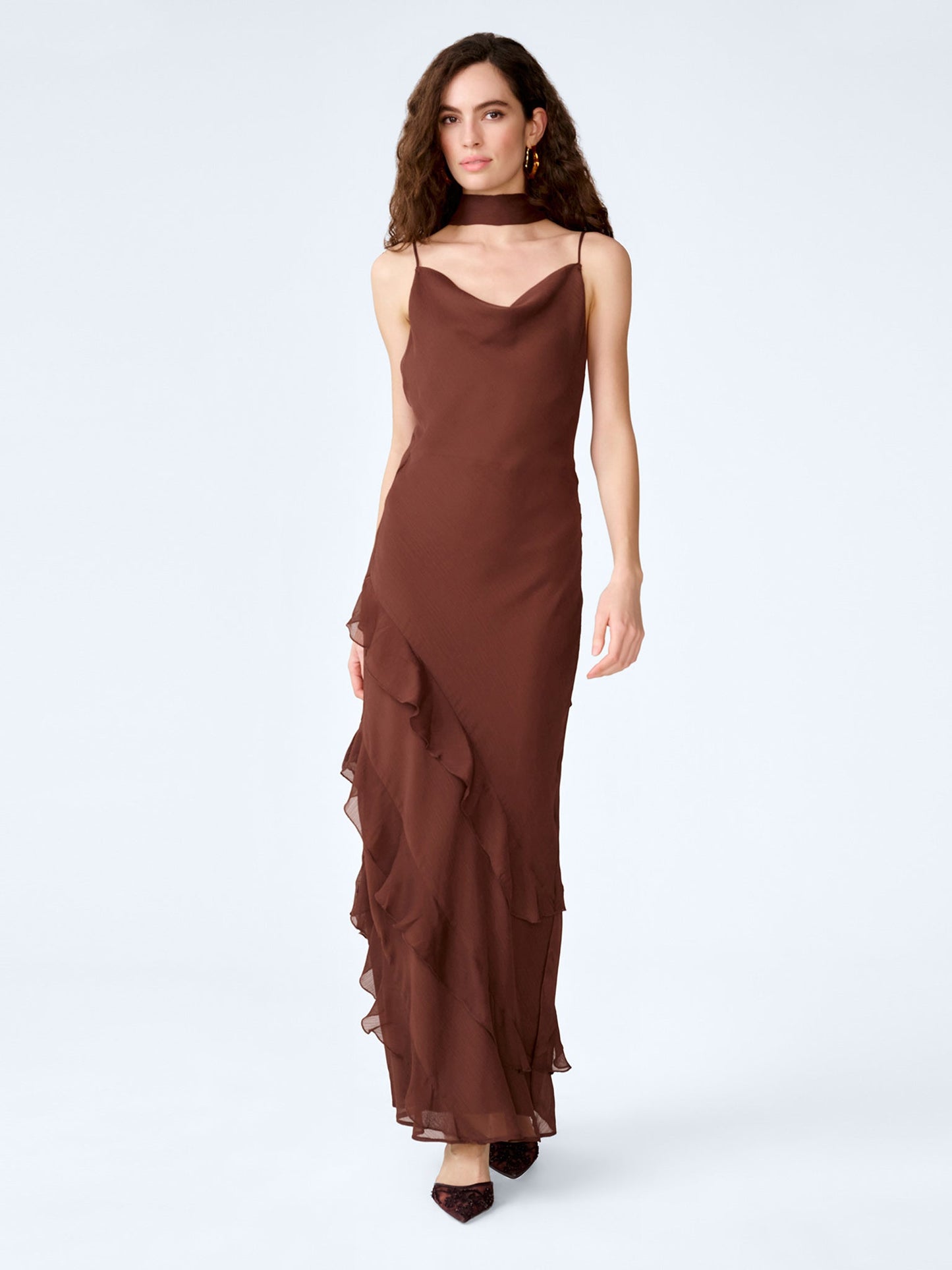 Taylor™ Vestido Chocolate para Mujer
