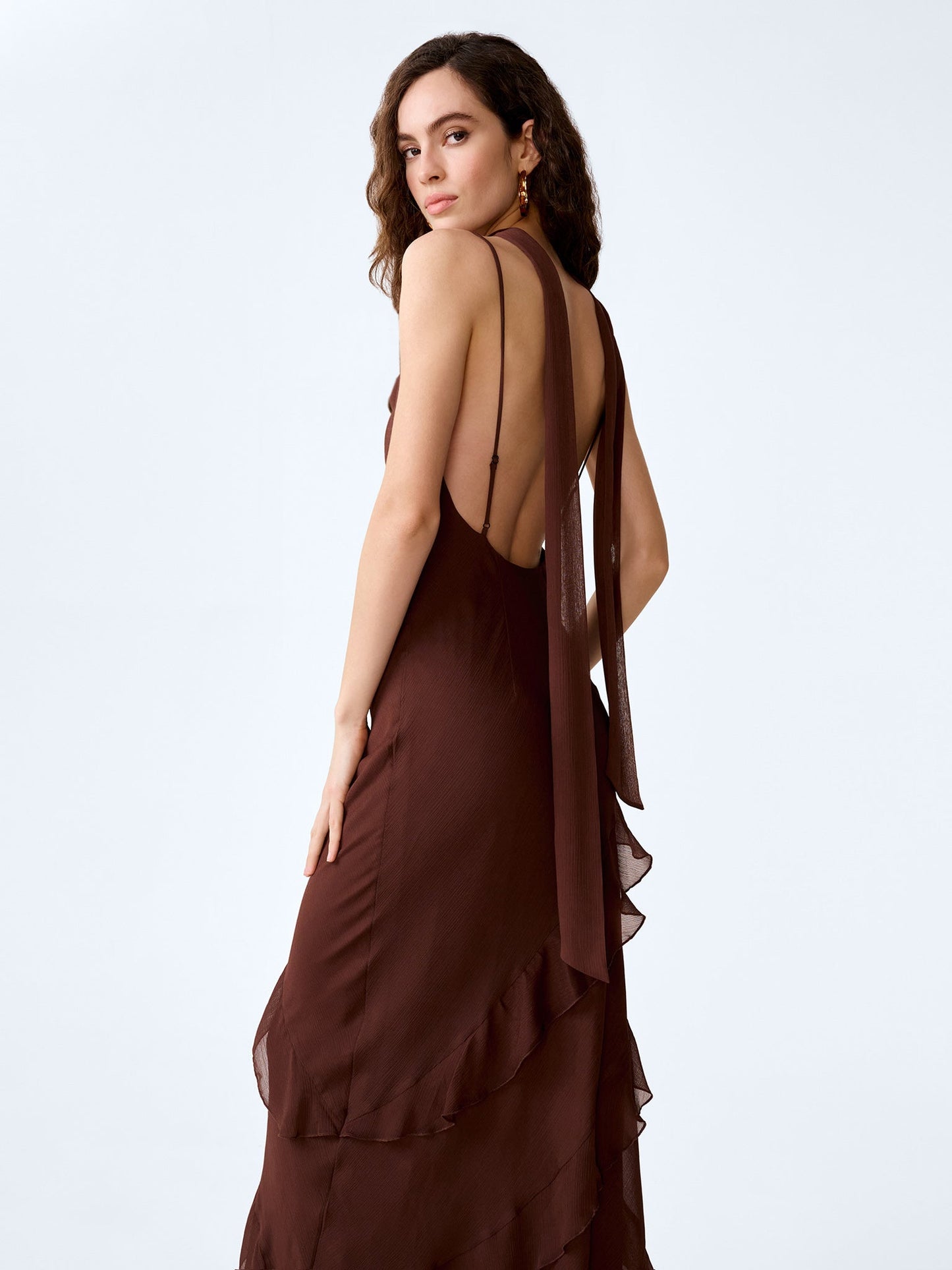 Taylor™ Vestido Chocolate para Mujer