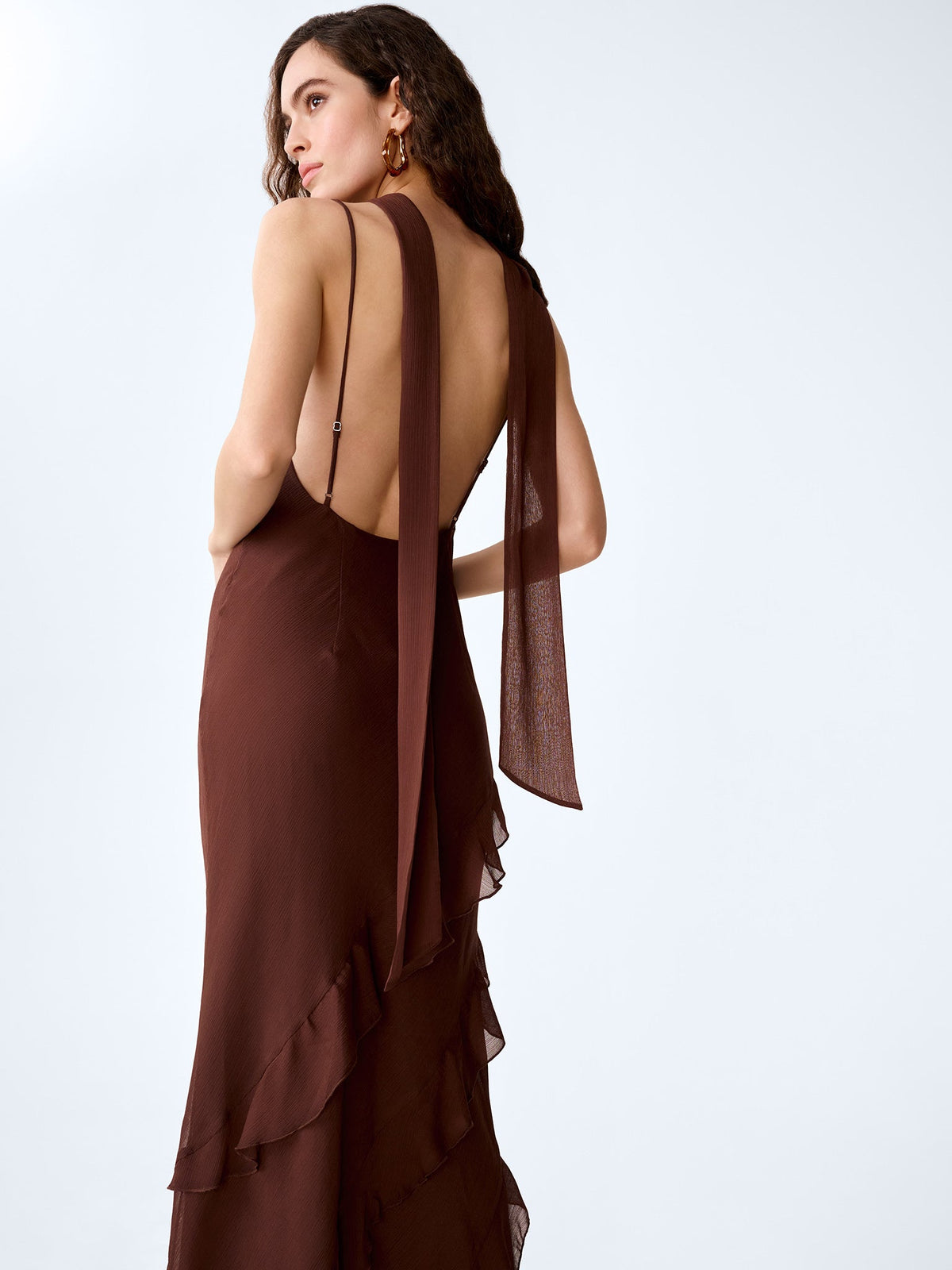 Taylor™ Vestido Chocolate para Mujer