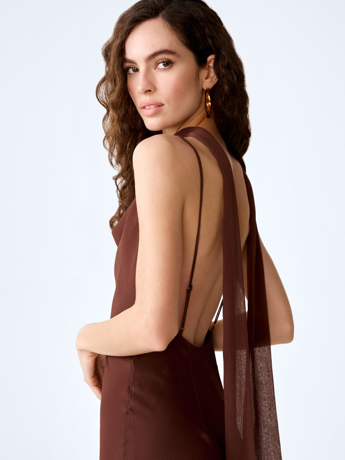 Taylor™ Vestido Chocolate para Mujer