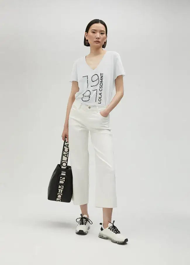 Lola™ Camiseta Casademunt 1981 Blanca para Mujer