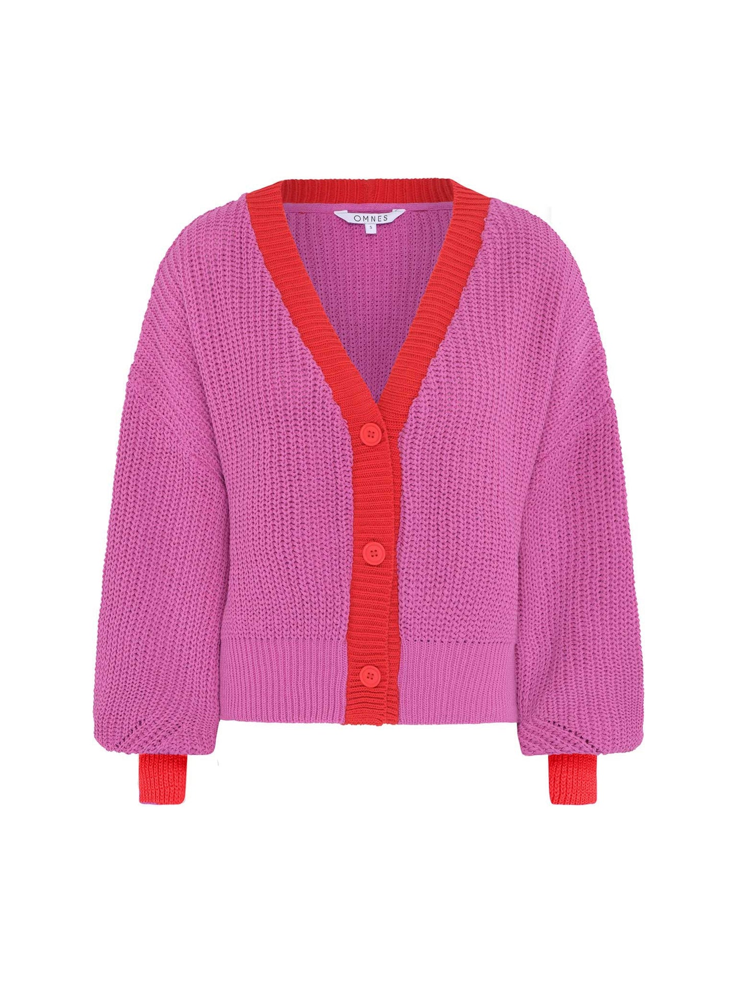 Leticia™ Cárdigan Hopper Rosa y Rojo para Mujer