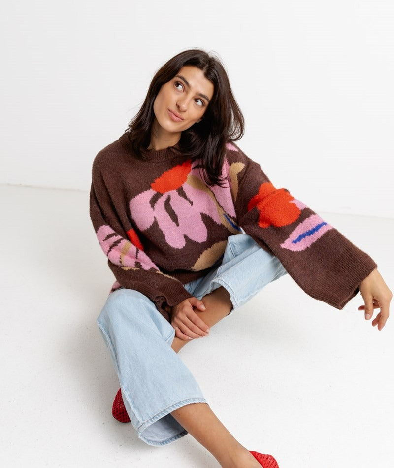 Verónica™ Jersey Chocolate para Mujer